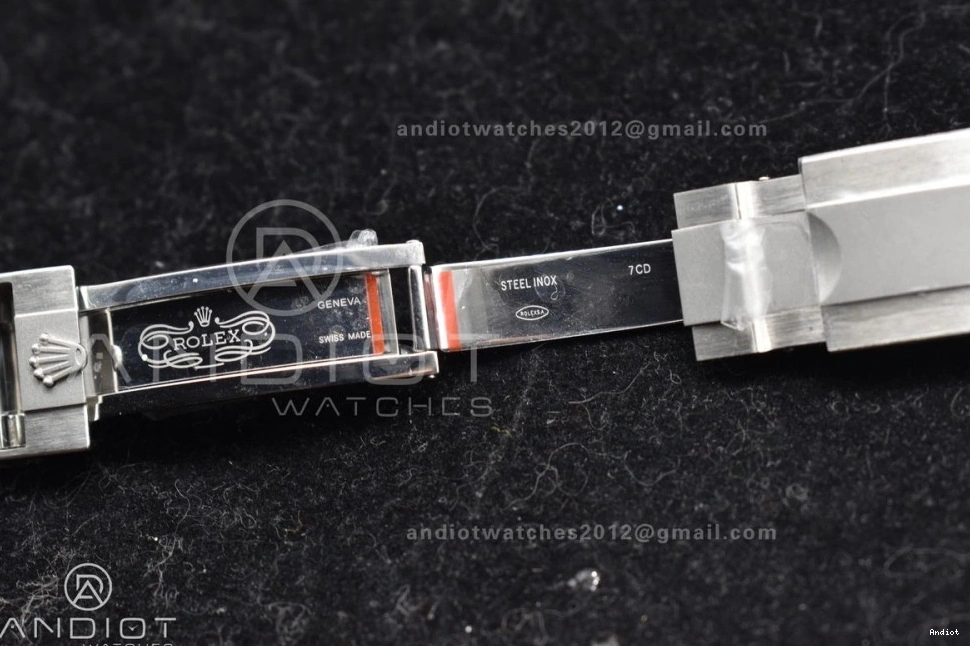 Daytona SS Dial Orange on SS A7750 Best Bracelet Edition Black ADGF 0306